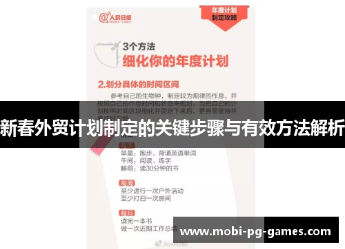 新春外贸计划制定的关键步骤与有效方法解析
